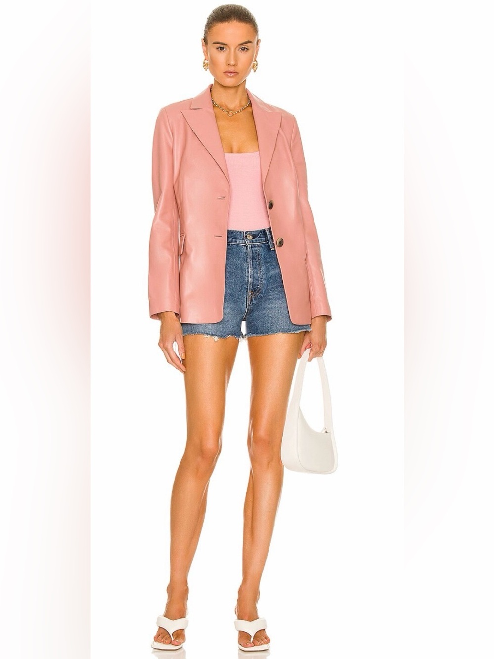 GRLFRND Lyric High Rise Split Hem Short